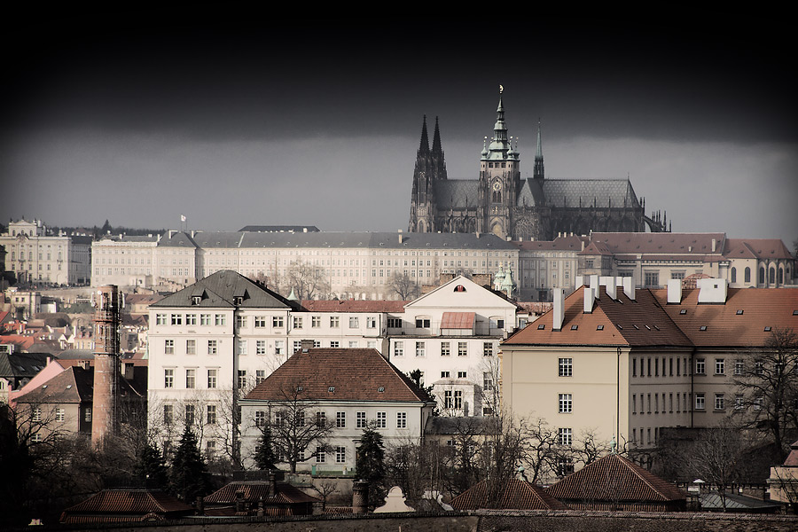 Prague Castle from Prague Congress Centre