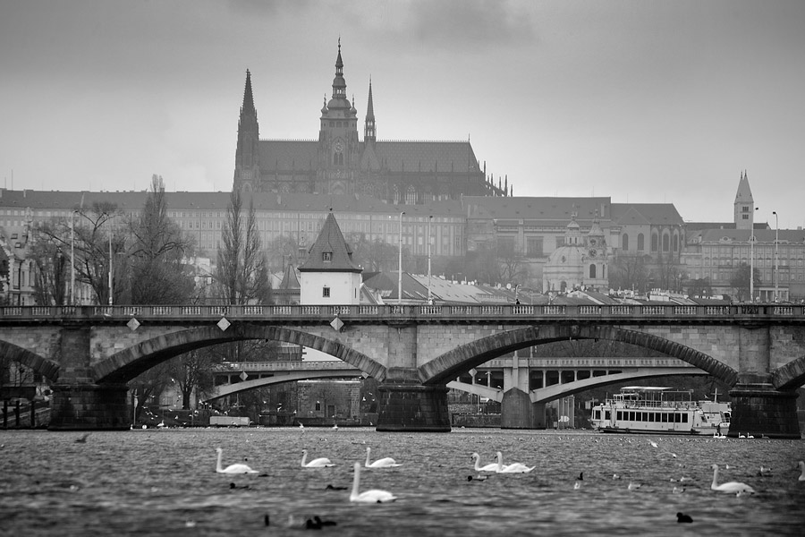 Prague castle and bridges